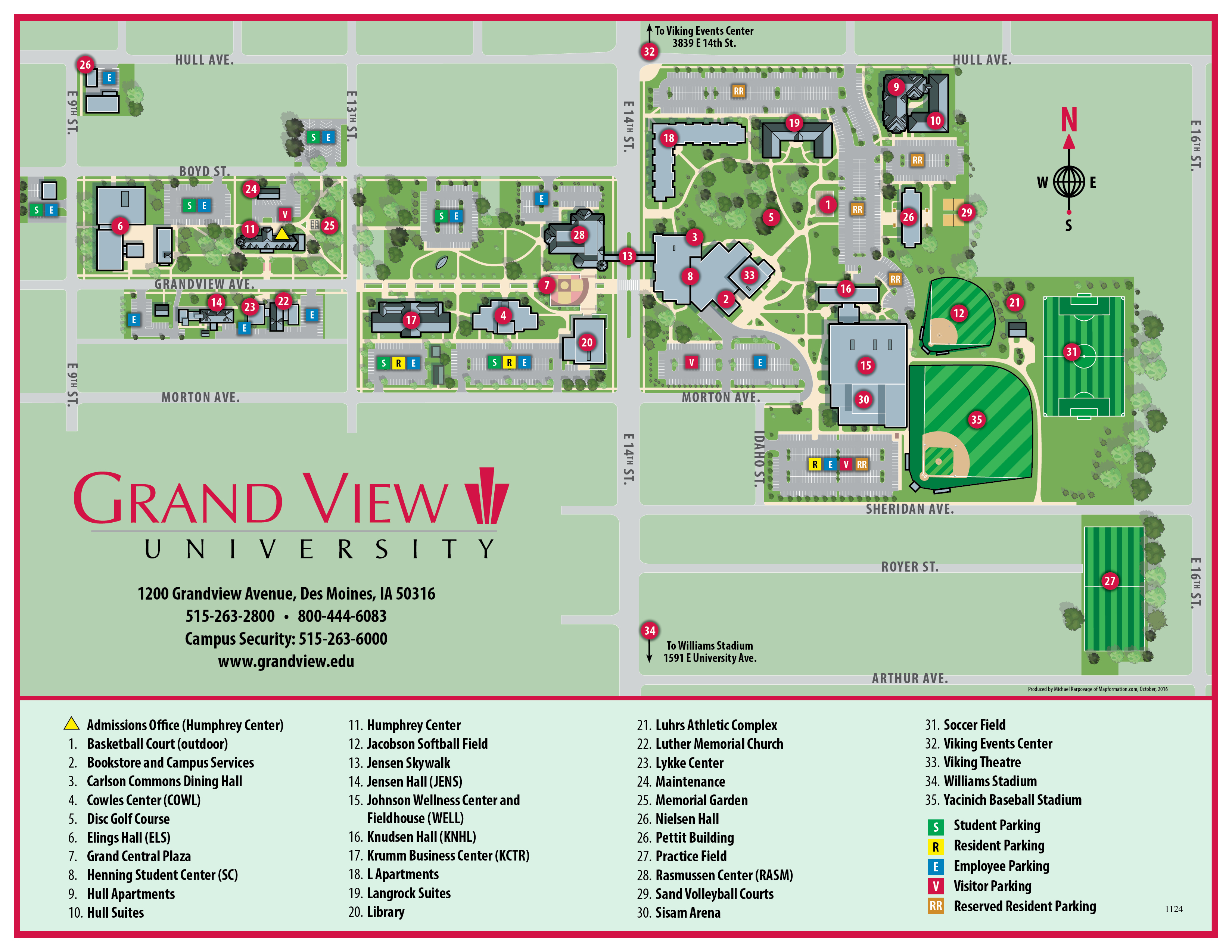 GVU Campus Map